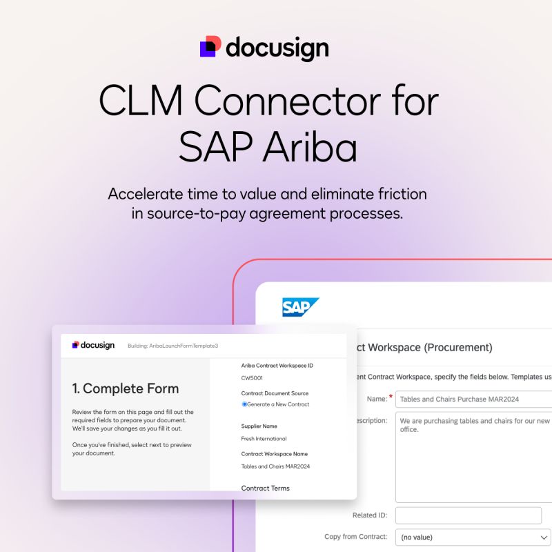 Introducing the New Docusign Connector for SAP Ariba Solutions